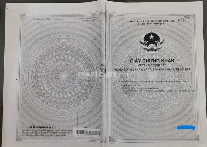 Bán nhà đường Vườn Lài, Phường An Phú Đông, Quận 12, 18x24m