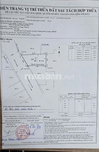 Bán đất trống hẻm 6m đường Nguyễn Văn Đậu cách MT đường 60m.