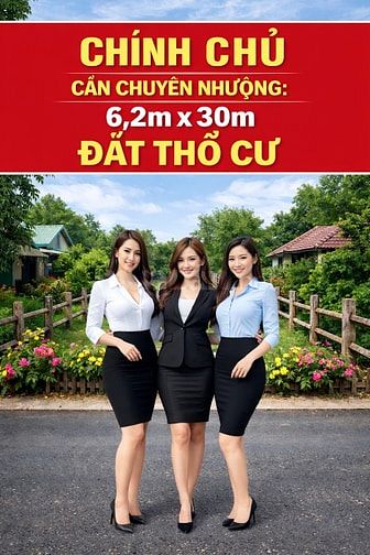 CHUYỂN NHƯỢNG – LÔ ĐẤT ĐẸP 6,2m x 30m - Cách KCN Đông Nam & SAMCO chỉ