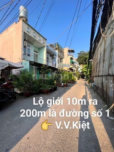 Cần Bán Nhanh Đất Thổ Cư 4x16.8m 2mt hẽm 204 A.D.Vương p.Bình Phú mới