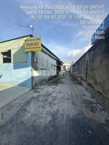 Chính chủ bán gấp nhà và đất 1 sẹc cách mặt tiền Đỗ V Dậy 20m, Hóc Môn