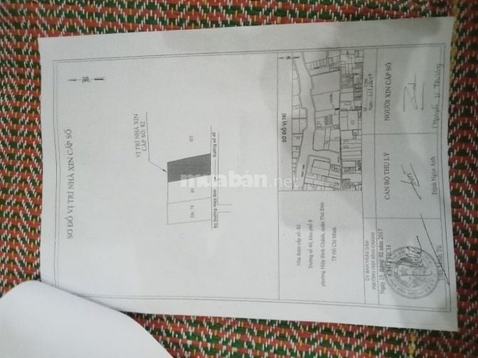 Bán nhà Mặt Tiền Phường Hiệp Bình Chánh, TP. Thủ Đức