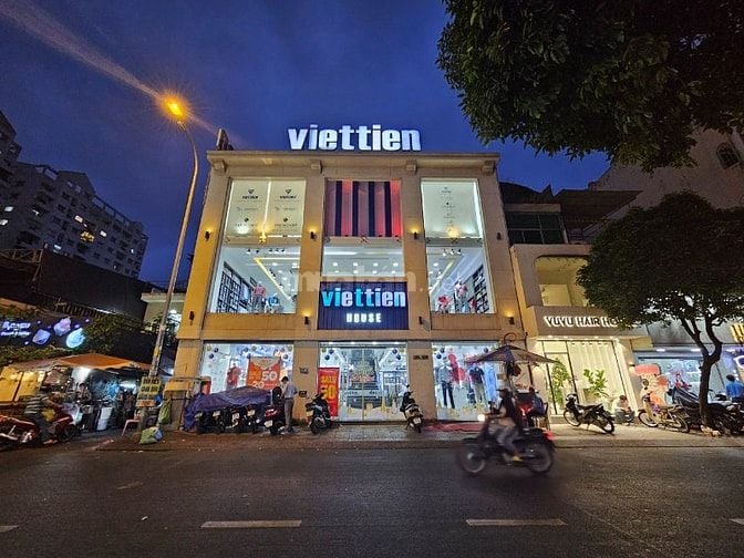 Cho thuê nhà GÓC 2MT 223-225-227 Nguyễn Trãi, Phường Cầu Ông Lãnh, Hồ 