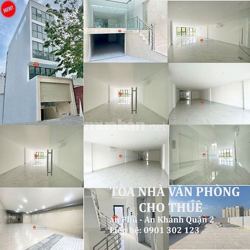 💥 CHO THUÊ TÒA NHÀ HẦM + 5 TẦNG Lương Định Của, An Phú An Khánh Q2