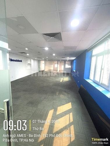 Tòa nhà văn phòng 12 tầng 152 Phó Đức Chính trống dt 125m2, 250m2