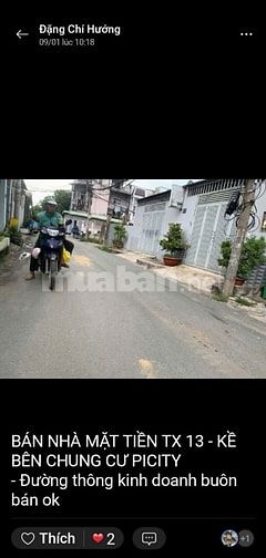 Bán nhà mặt tiền giá tốt kinh doanh buôn bán thạnh xuân 13