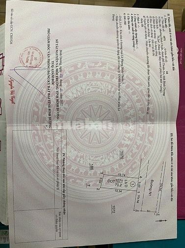Chính chủ cần bán đất dự án lê phong bình chuẩn 2