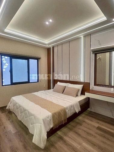 Cho thuê nhà mới đẹp full nội thất góc 2 mặt tiền đường Lê Văn thọ gv