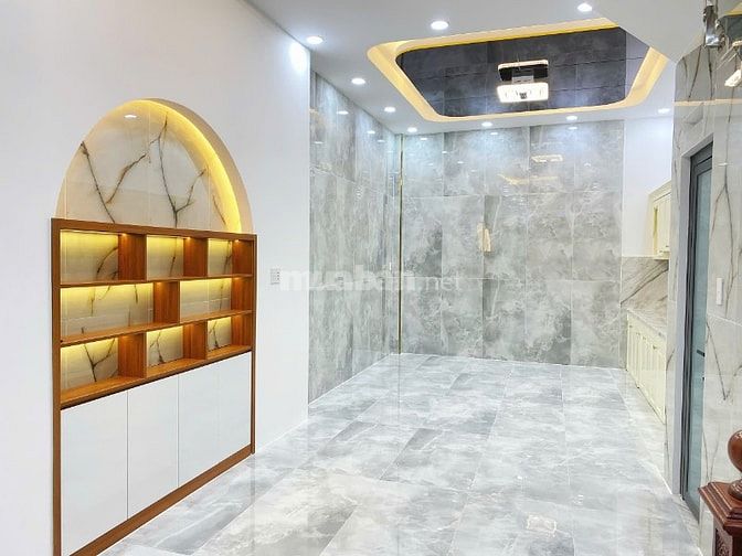 nhà mới xây hẻm nhựa 6m An Dương Vương sát VVK