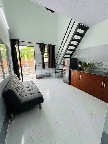 Cho thuê lâu dài  NHÀ MỚI XÂY. DT 3x12 có gác lững 3x6m, oto tới nhà