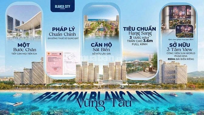 MỞ BÁN Căn hộ Beacon Mặt Biển  sở hữu lâu dài DUY NHẤT tại Vũng Tàu