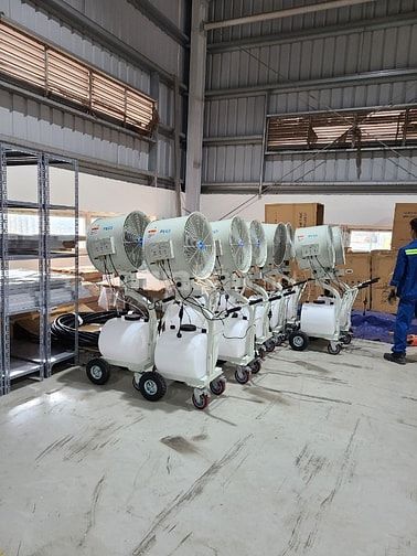 Phân phối quạt phun sương công nghiệp Mitsuta chính hãng giá tốt