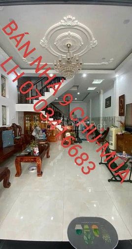 Bán nhà mặt tiền đường 13m/giá: 830tr-sau chợ bình chánh ql1a tphcm.