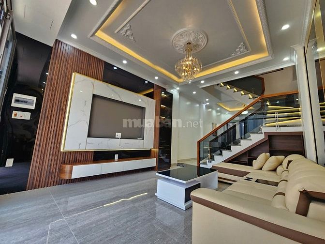 cần bán căn nhà 3,5 tầng thiết kế tầng lệch tại Trang Quan 3 - An Đồng