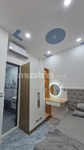 Nhà Hẻm 14B Hưng Phú, P8, Q8. Nhà 1 trệt, 2 lầu,ST.Ngang 6,4m x Dài 4m