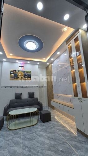 Nhà Hẻm 14B Hưng Phú, P8, Q8. Nhà 1 trệt, 2 lầu,ST.Ngang 6,4m x Dài 4m
