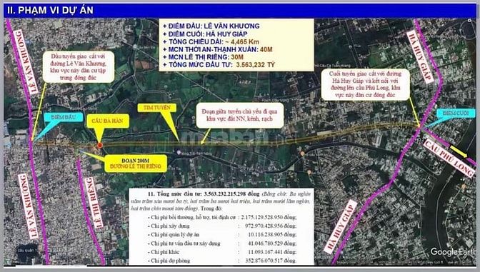 GÓC 2MT. THỚI AN _ THẠNH XUÂN. (VÒNG CUNG TÂY BẮC). 40M.