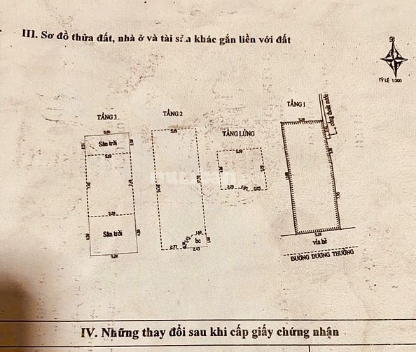 9tỷ MT Dưởng Thưởng-Lõi đô thị Hải Châu, 4tầng 6 phòng ngủ, sd 139,5m2
