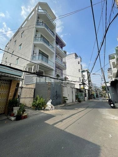 Bán nhà góc 2 mt đường số - 6 tầng - có hầm - thang máy, dt 107m2