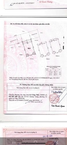 Hạ 9,2 tỷ còn 8,3 tỷ Thạnh Lộc 57 dt 8x14 chia 2 căn xd 3L 6PN 8