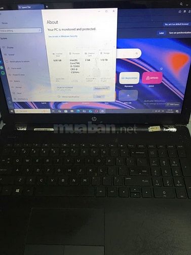 Bán Laptop HP Intel Core i5-7200U CPU 2.50GHz 8BG