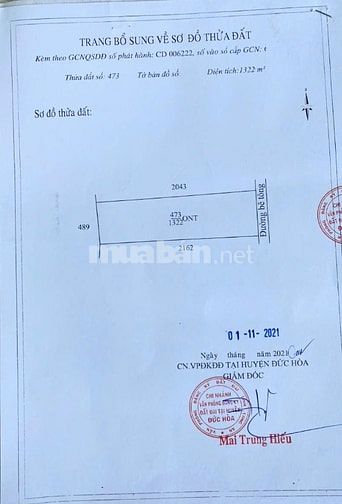Bán Đất 1.500m2 thổ cư đường Tư Lửa ngay KCN HẢI SƠN