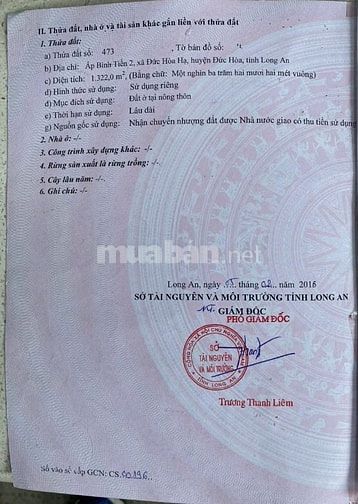 Bán Đất 1.500m2 thổ cư đường Tư Lửa ngay KCN HẢI SƠN