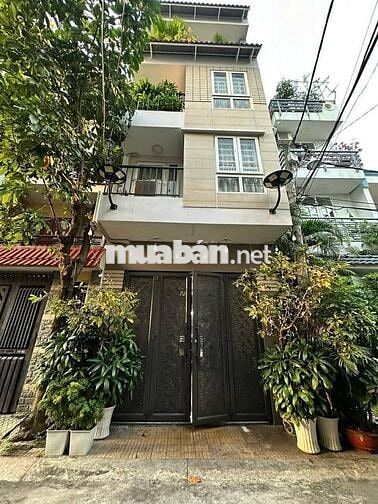 Nhà 5 tầng BTCT - DTSD 240m2 - 7PN - Hẻm 8m Thông - Không Lộ Giới