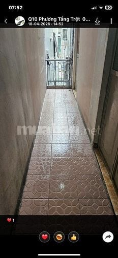 Phòng cho thuê 12 - 14m2 ngay trung tâm Quận 10 Điện Biên Phủ
