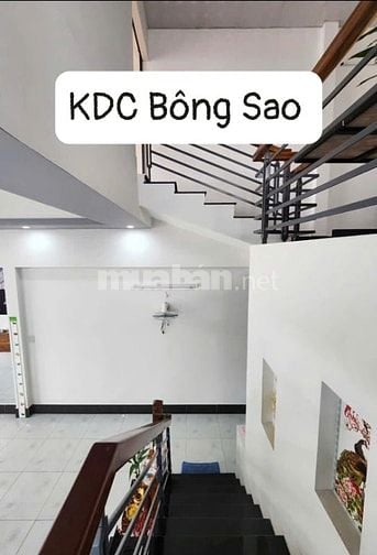 Bán nhà 1T1L 5x15 sổ hồng riêng KDC Bông Sao gần bến xe Q8 giá 980trTL