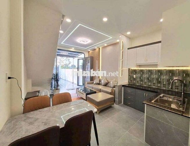 Bán nhà 2 Tầng, 4x19, chỉ 4.55 tỷ, mặt kênh đường TX24, P.Thạnh Xuân