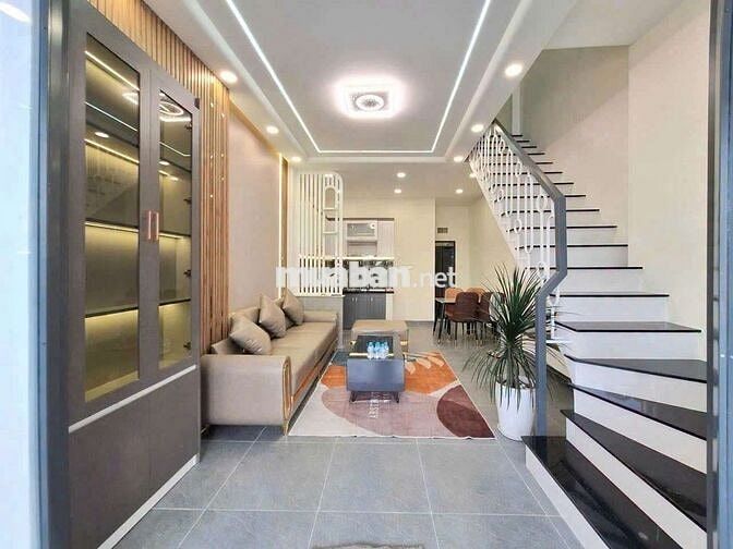 Bán nhà 2 Tầng, 4x19, chỉ 4.55 tỷ, mặt kênh đường TX24, P.Thạnh Xuân