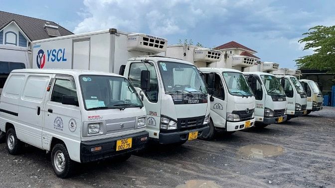 TUYỂN TÀI XẾ XE TẢI B2 (XE 2T) GIAO HÀNG ĐÔNG LẠNH KV TP.HCM