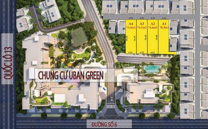 Bán đất đường số 6, Hiệp Bình Phước, Thủ Đức – 75m2- sổ riêng