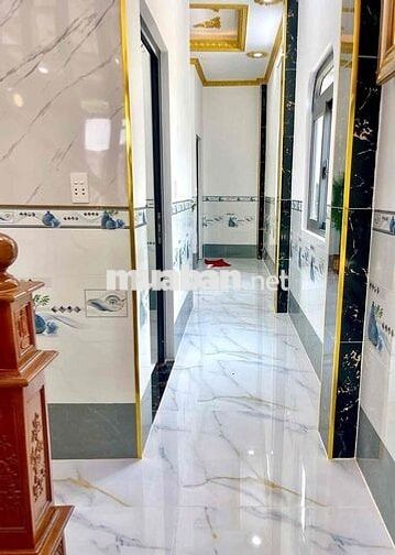 Nhà Mới Xây 1 Lầu 4 x 24m  . Đường Xe Hơi 7 Chỗ - 4 Phòng Sổ Hoàn Công