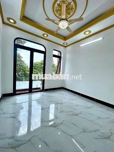 Nhà Mới Xây 1 Lầu 4 x 24m  . Đường Xe Hơi 7 Chỗ - 4 Phòng Sổ Hoàn Công