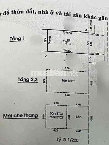 🏡 Nhà Quận 3 khu Bàn Cờ - hẻm thẳng 1 trục -  4 tầng - 4 phòng ngủ