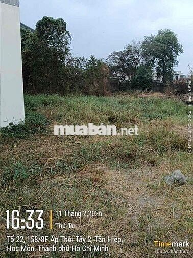 Bán đất Hóc Môn giá tốt, sổ riêng, xây dựng tự do
