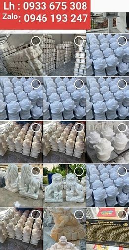  khắc bia mộ tượng búp sen tượng kỳ lân để mộ bằng đá giá rẻ