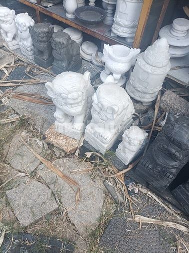  khắc bia mộ tượng búp sen tượng kỳ lân để mộ bằng đá giá rẻ
