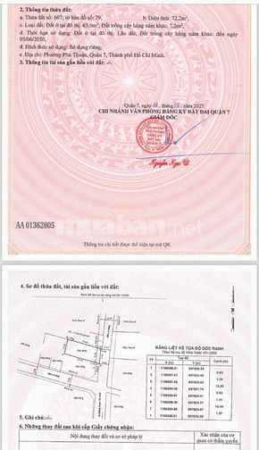Đất Ngang 5,5 Dài 15m Hẻm Xe Tải Thông KDC Xavimex Chợ Phú Thuận