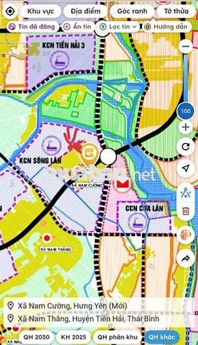 950tr ĐẤT NAM CƯỜNG TIỀN HẢI THÁI BÌNH (HƯNG YÊN) - ĐẤT DỰ ÁN SÁT KCN