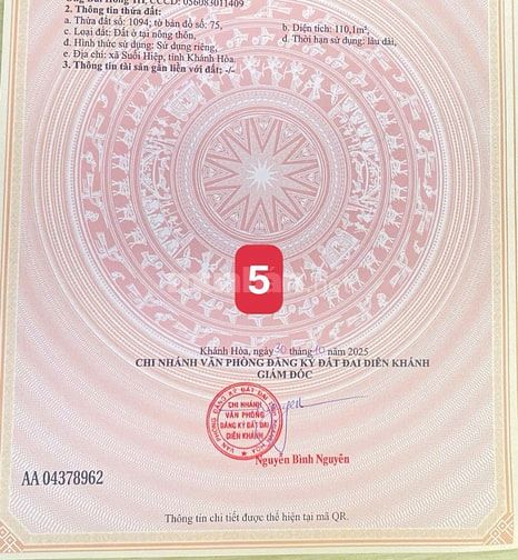 ST38 Bán đất hẻm oto gần đường Hương Lộ 39 xã Suối Tiên cũ