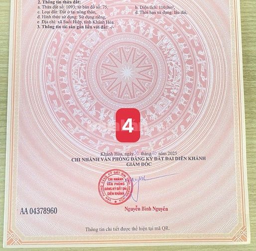 ST38 Bán đất hẻm oto gần đường Hương Lộ 39 xã Suối Tiên cũ