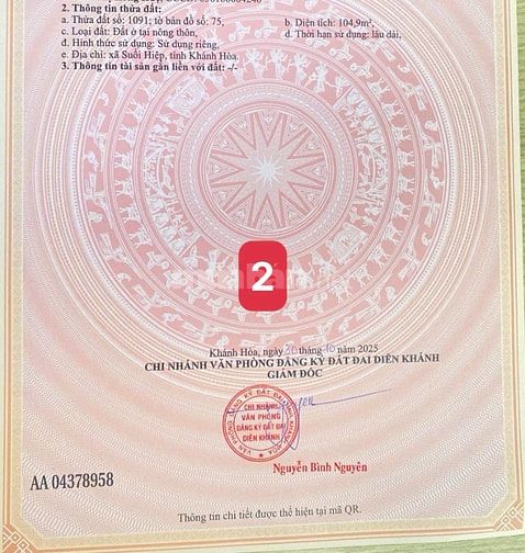 ST38 Bán đất hẻm oto gần đường Hương Lộ 39 xã Suối Tiên cũ