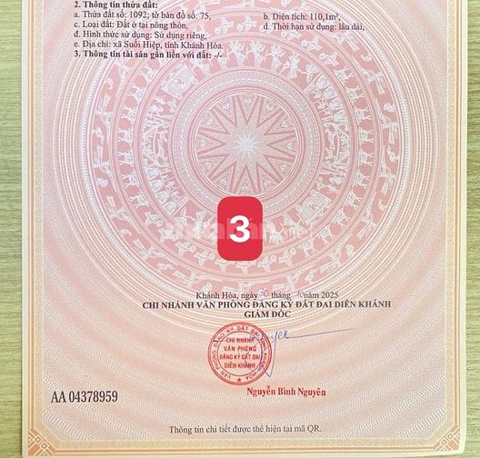 ST38 Bán đất hẻm oto gần đường Hương Lộ 39 xã Suối Tiên cũ