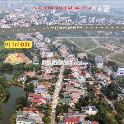 BÁN LÔ ĐẤT 100M2 NẰM GIỮA TỔ HỢP ĐẠI HỌC VÀ KHU CÔNG NGHÊ CAO 1