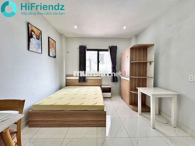 Căn hộ Studio full nội thất, cửa sổ trời siêu bự gần đh Văn Lang cs2
