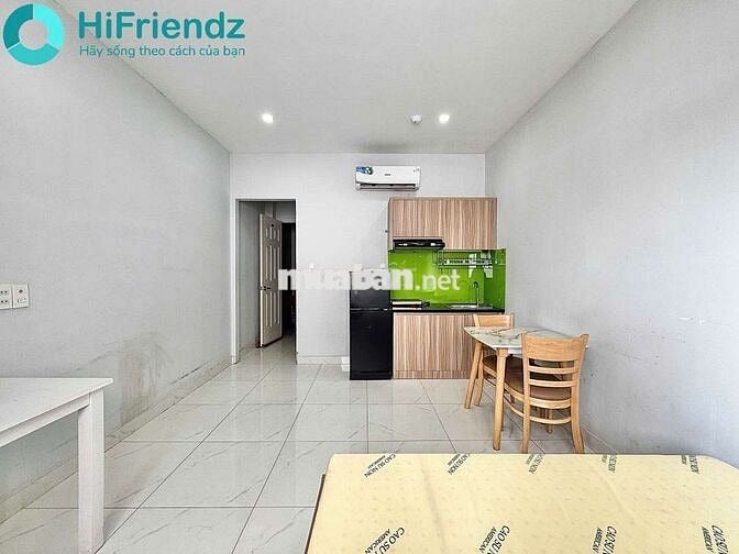 Căn hộ Studio full nội thất, cửa sổ trời siêu bự gần đh Văn Lang cs2