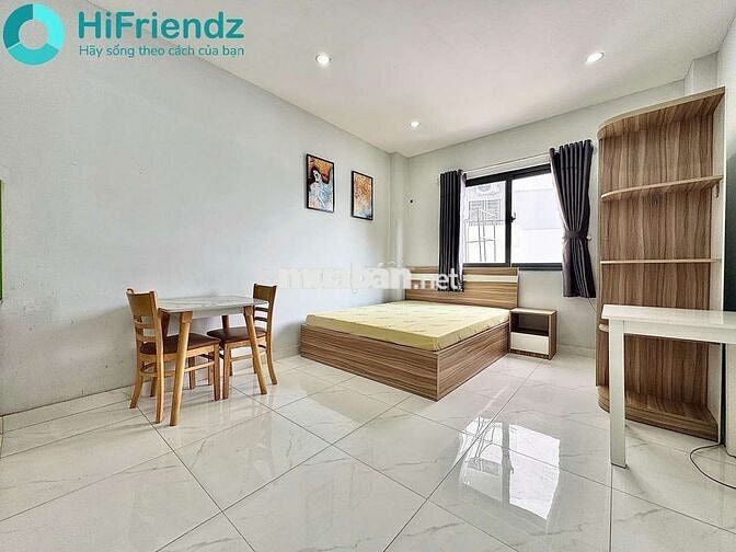 Căn hộ Studio full nội thất, cửa sổ trời siêu bự gần đh Văn Lang cs2